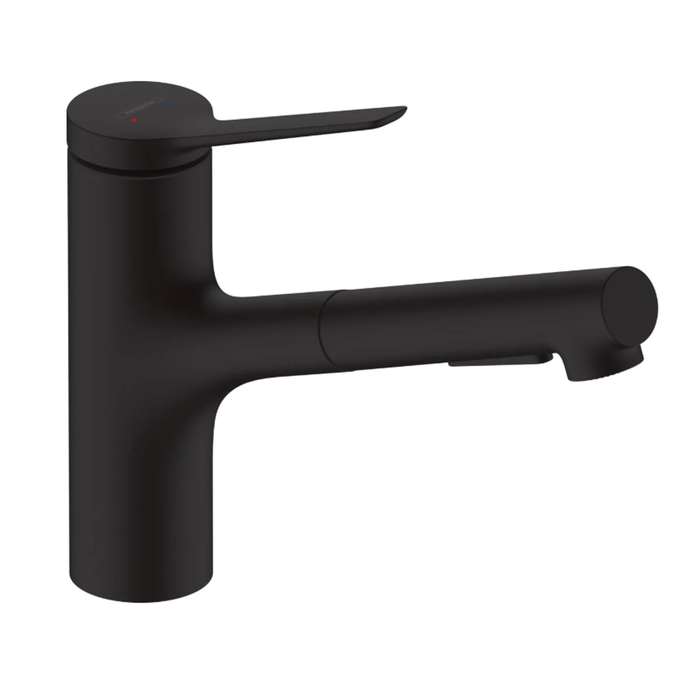 Hansgrohe Zesis M33 slavina za sudoperu 150 sa izvlačnim tušem 2 mlaza, sbox lite matt black 74803670