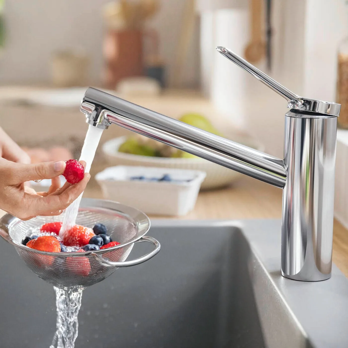 Hansgrohe Zesis M33 slavina za sudoperu 150 trocevna 74806000