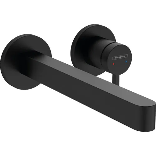 Hansgrohe Finoris zidna slavina za umivaonik 228mm matt black 76050670