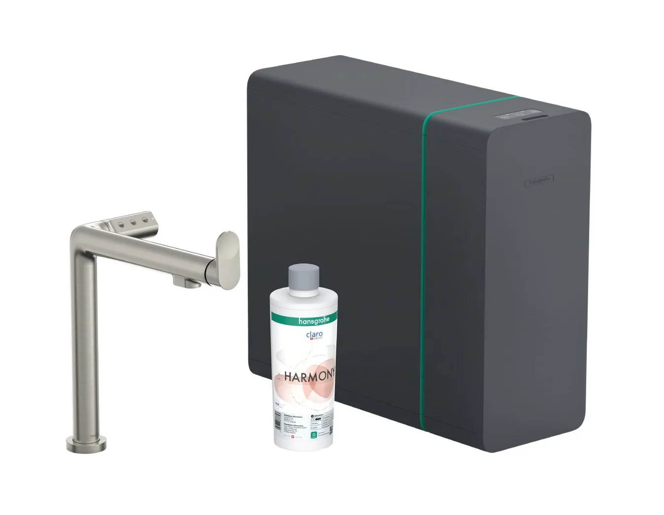 Hansgrohe Aqittura M91 sodasystem 240 slavina za sudoperu za gaziranu vodu sa filterom stainless steel 76837800