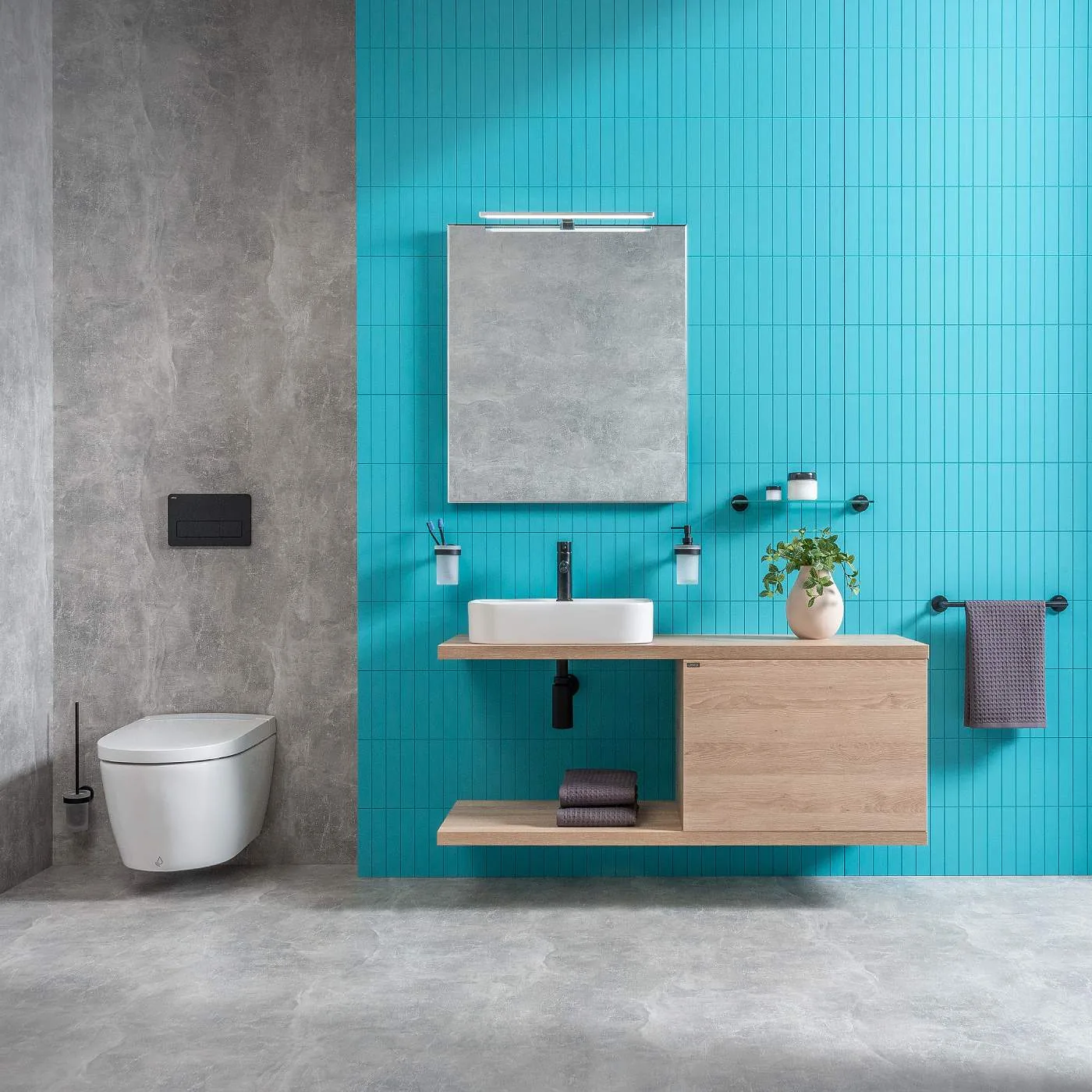 Jika Astra nadgradni lavabo 50x40cm 8.1836.2.000.111.1