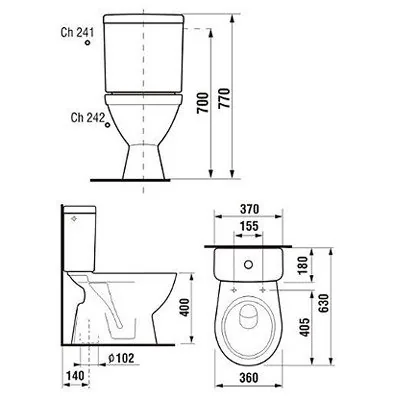 Jika Lyra plus monoblok simplon 8.2638.7