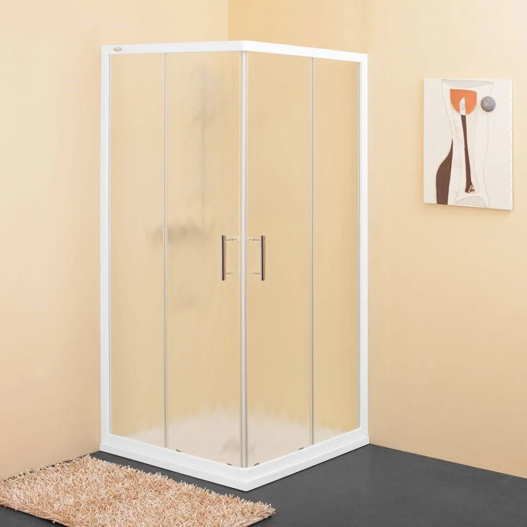 Tuš kabina Kolpa San SQ Line 80x80 White četvrtasta visine 1900mm