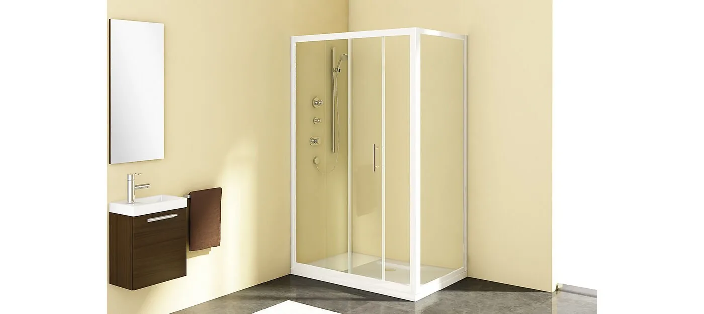 Tuš kabina Kolpa San SQ Line 120x80 White četvrtasta visine 1900mm
