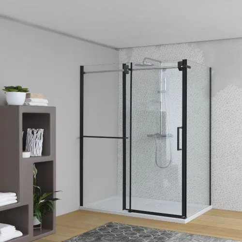 Kolpa San Tuš kabina Virgo TK 120X80/K BLACK UNI