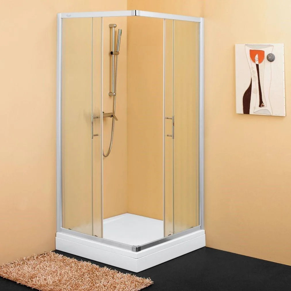 Tuš kabina Kolpa San SQ Line 120x90 Chrome četvrtasta visine 1900mm kaljeno staklo 5/6mm