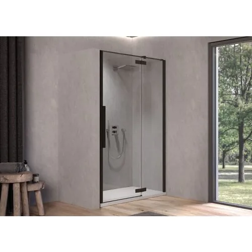 Tuš vrata Polaris samostojeća N120 - Desna B/1 Black
