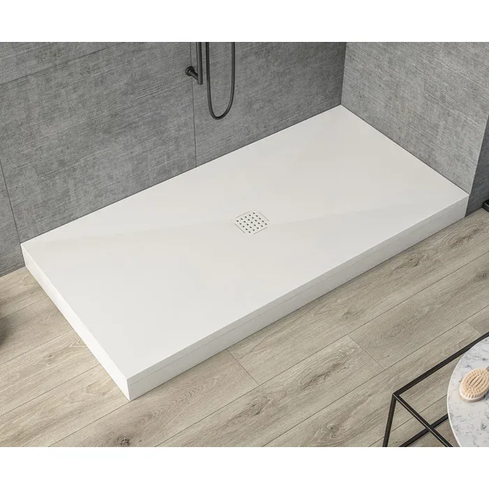 Tuš kada Kolpa san Lavolta 160x80 Kerrock, četvrtasta, Adesite, sa oblogom i konstrukcijom