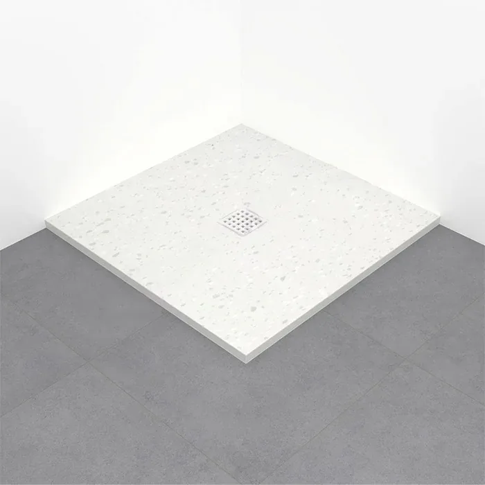 Tuš kada Kolpa san Lavolta 90x90 Kerrock, četvrtasta, bela, ugradna