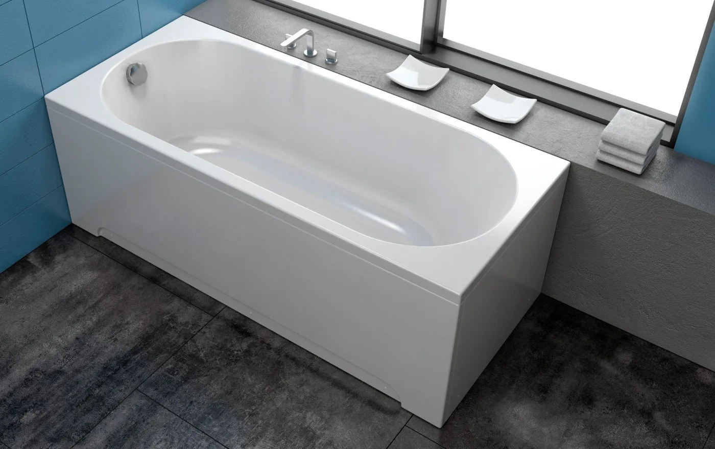 Kada za kupanje pravougaona Kolpa San Evelin White 150x70 593360