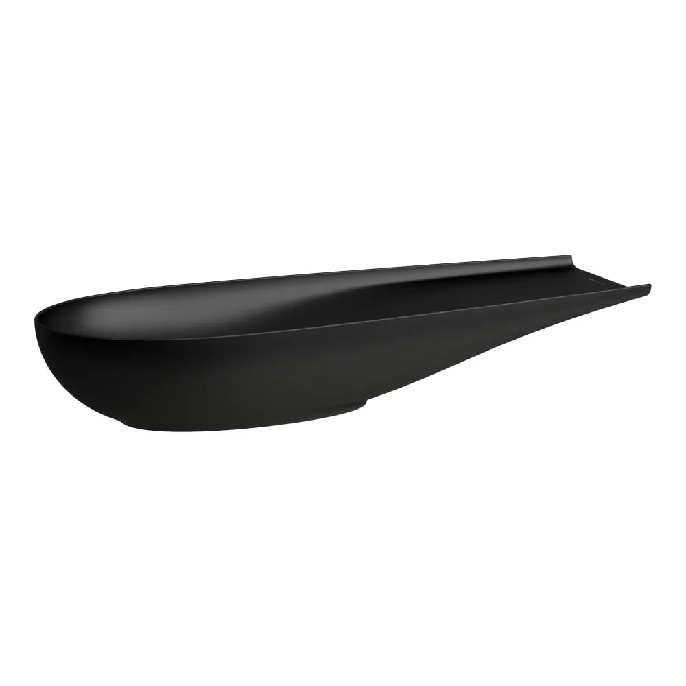 Laufen ilbagnoAlessi lavabo nadgradni 100x38 black matt 8.1897.4.716.112.1