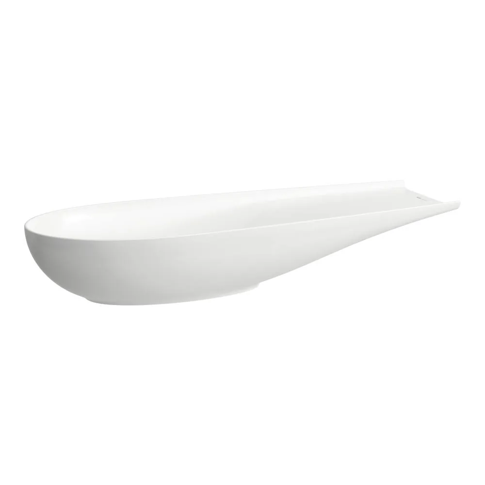 Laufen ilbagnoAlessi lavabo nadgradni 100x38 black matt 8.1897.4.716.112.1