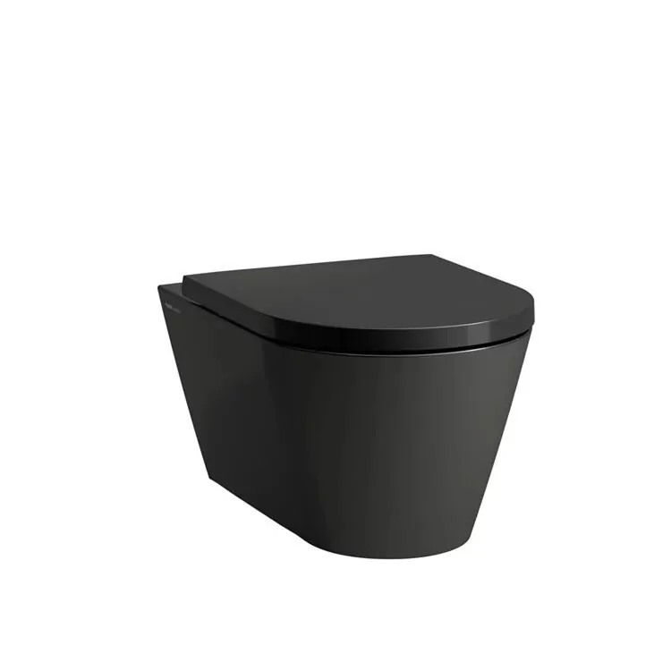 Laufen Kartell wc solja konzolna rimless black mat 8.2033.7.716.000.1