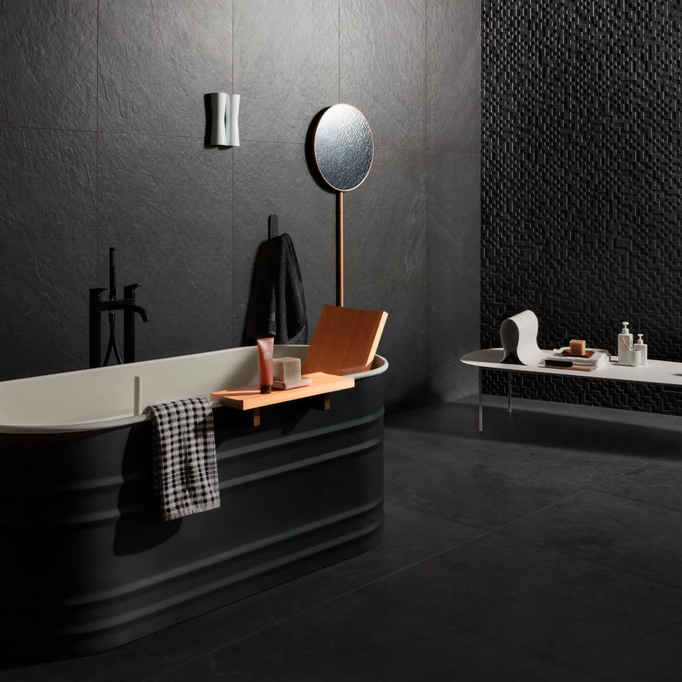 Mystone Lavagna Nero 75X150 M03V