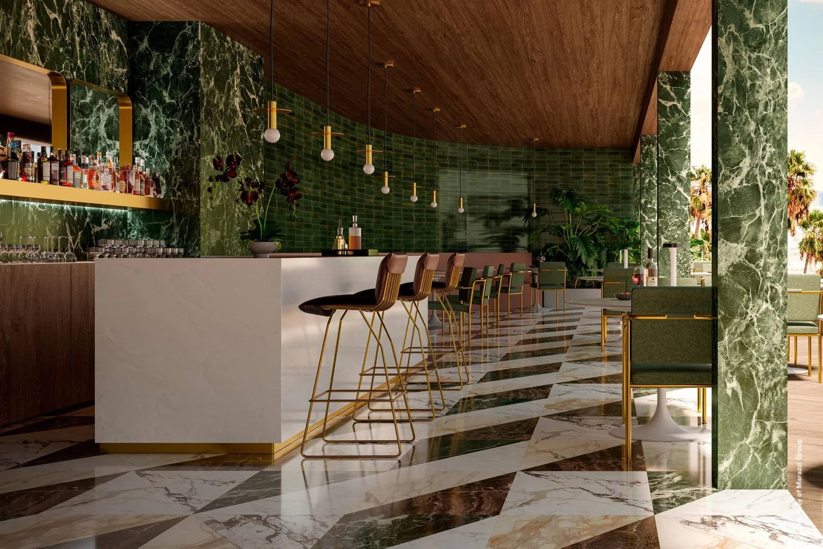 Grande Marble Look 120x120 Frappuccino lux M0G3