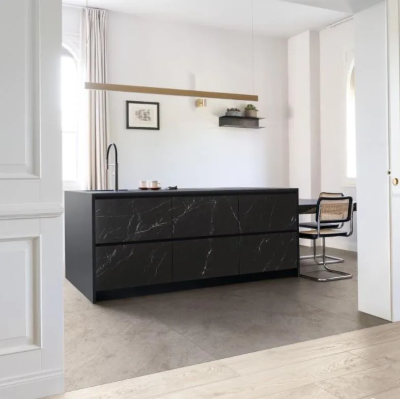 Grande Marble Look 160x320 Grande Marble Look elegant black satin M0Z5