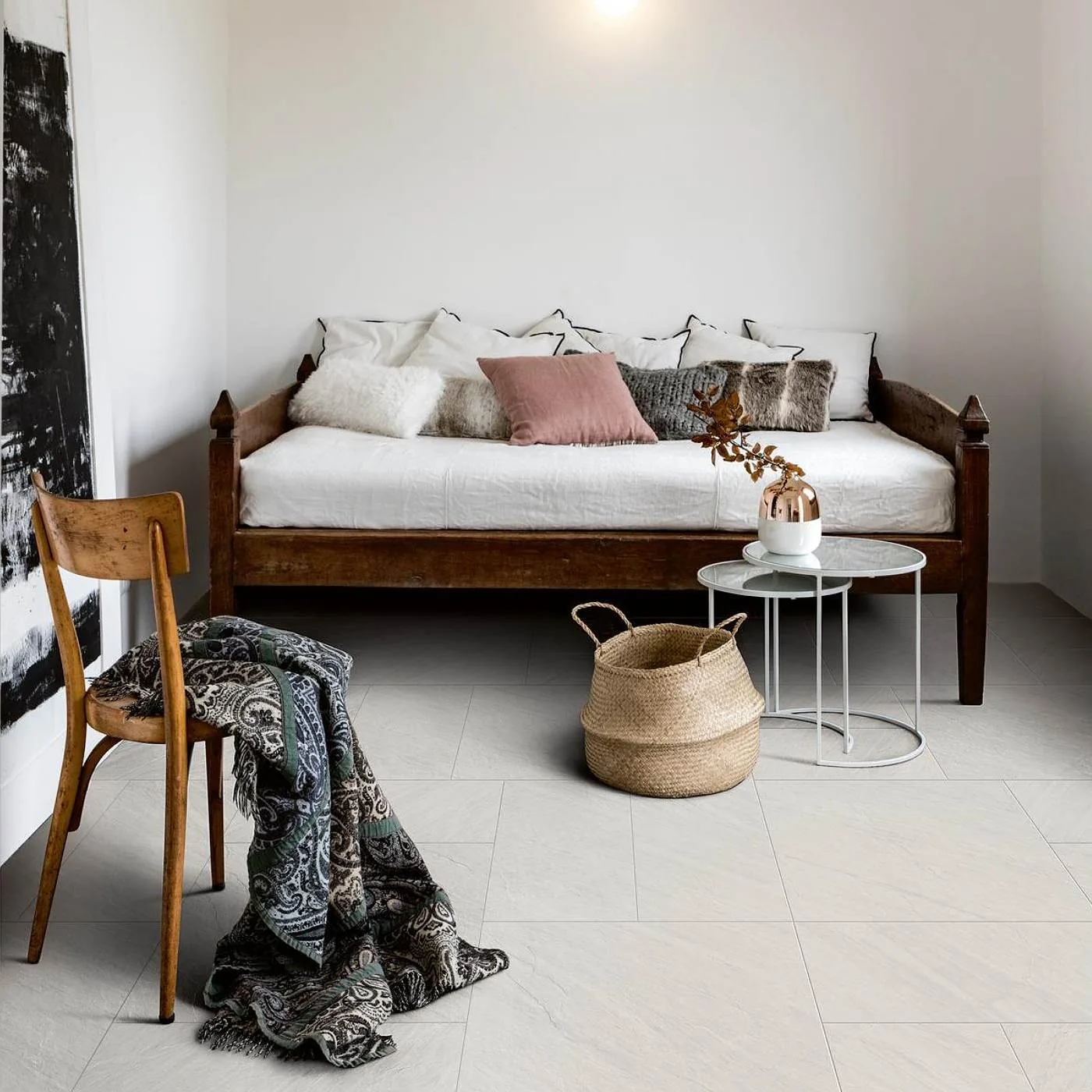 Mystone Lavagna Bianco 75X75 M1F9