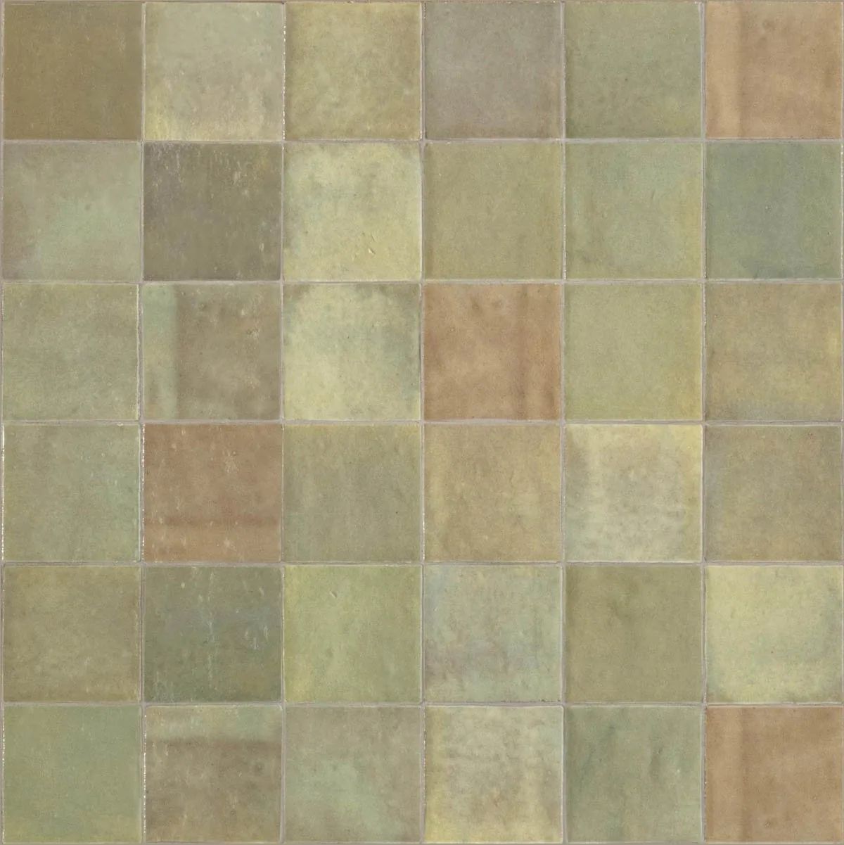 Crogiolo Zellige 10X10 Salvia Lux M5P3