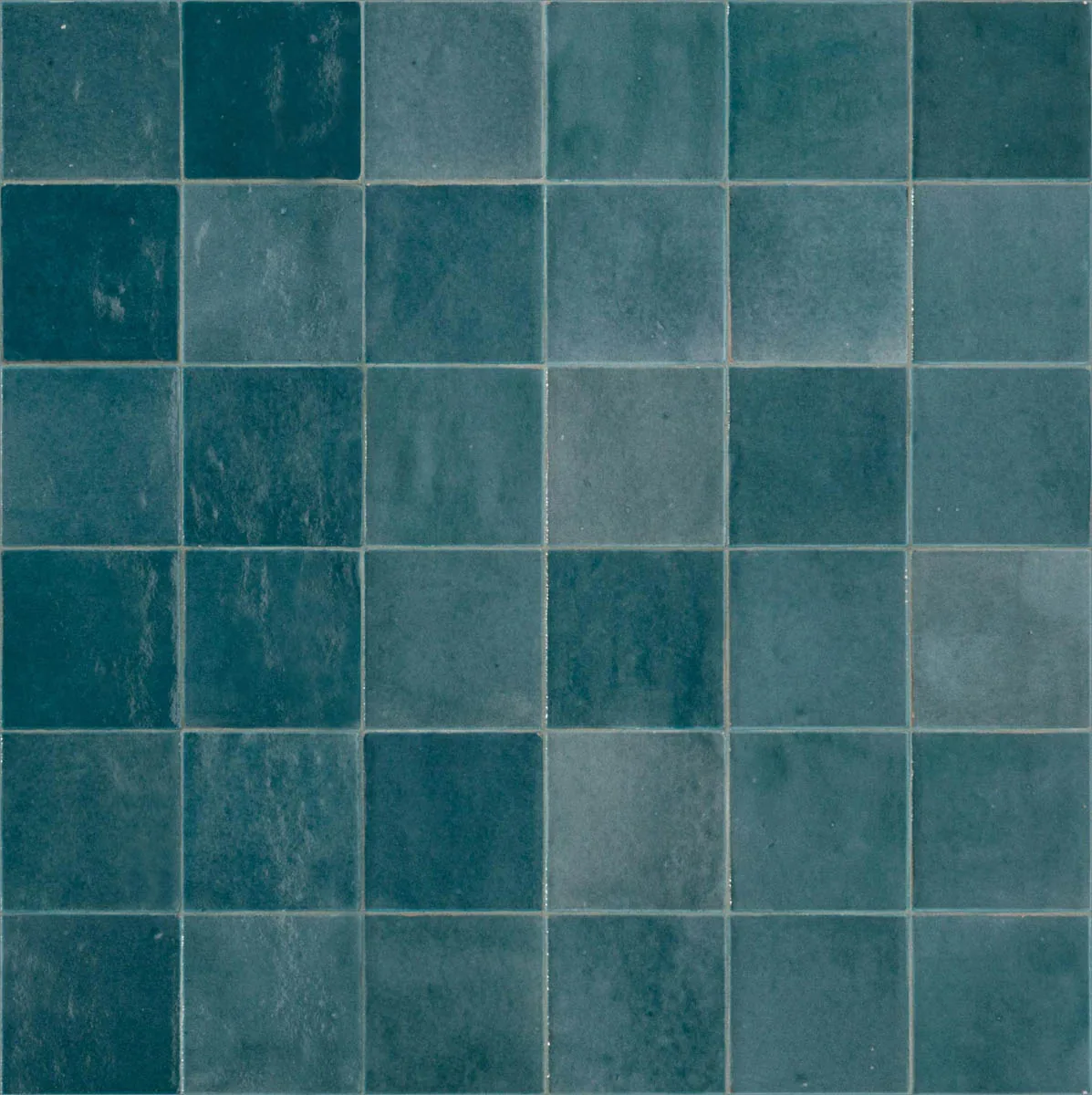 Crogiolo Zellige 10X10 Petrolio Lux M5P6