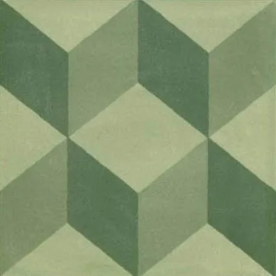 D_Segni Blend Decoro Mix Verde 20X20 M608