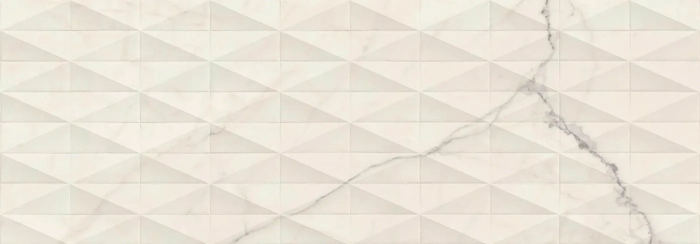 Allmarble Wall 40X120 Statuario Struttura 3D Pavé Lux M73S