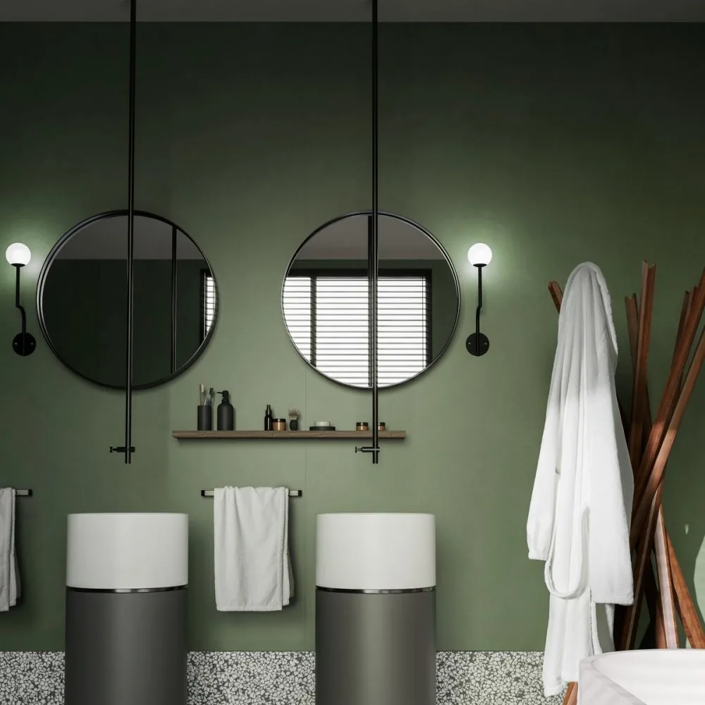 Grande Resin Look 120x278 Grande Resin Look verde scuro cold satin M7GY