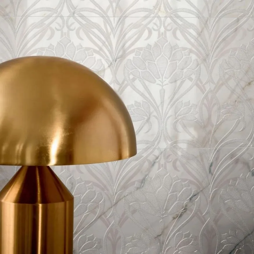 Allmarble Wall 40X120 Golden White Lux Decoro Regent M8T9