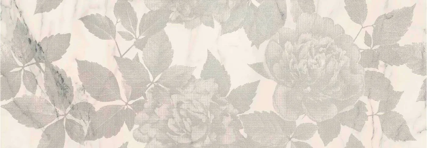 Allmarble Wall 80X120 Statuario Satin Decoro Rose M93L