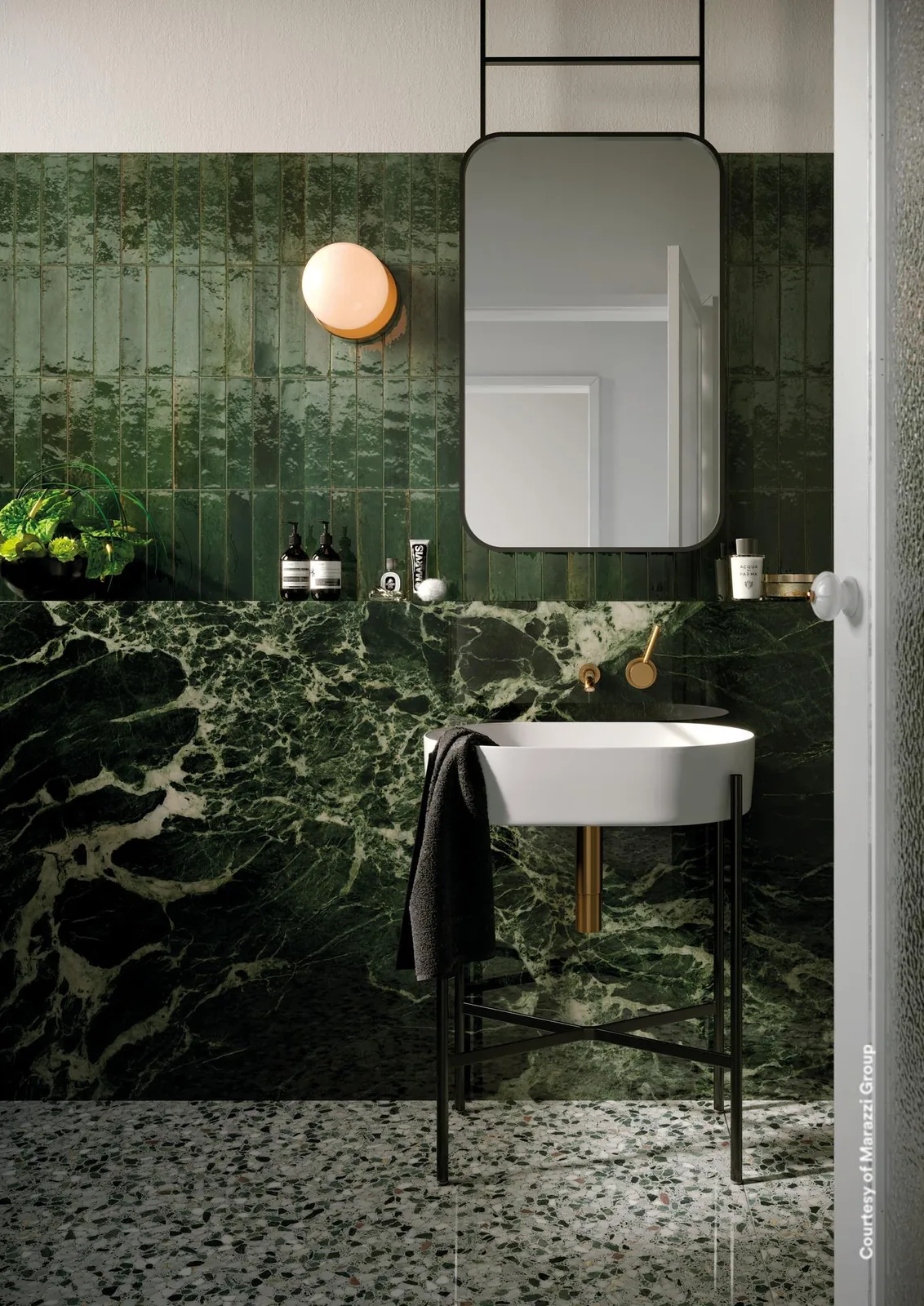 Grande Marble Look 160x320 Grande Marble Look verde aver satin MAYY