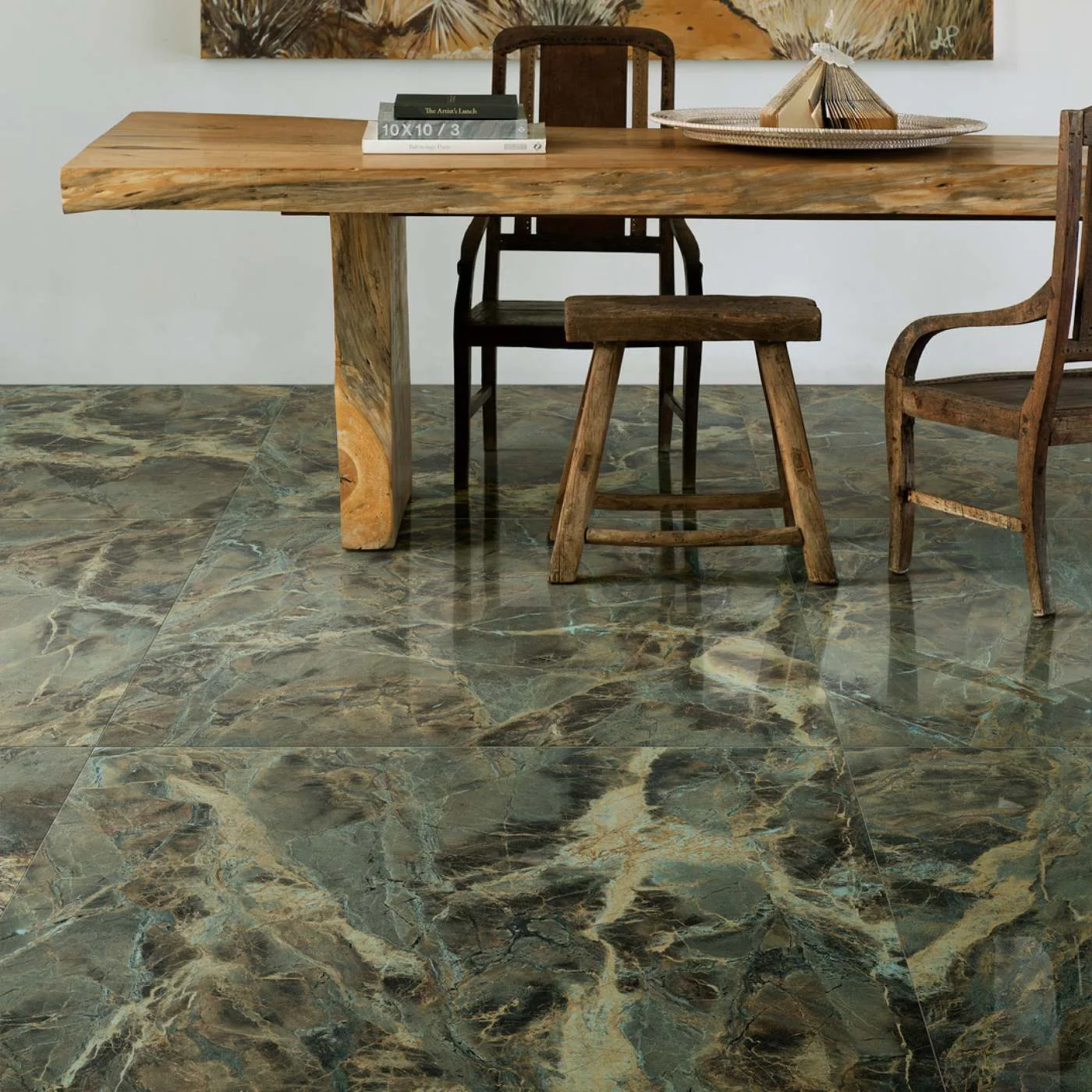 Allmarble 60X120 Allmarble Verde Borgogna Lux MELP