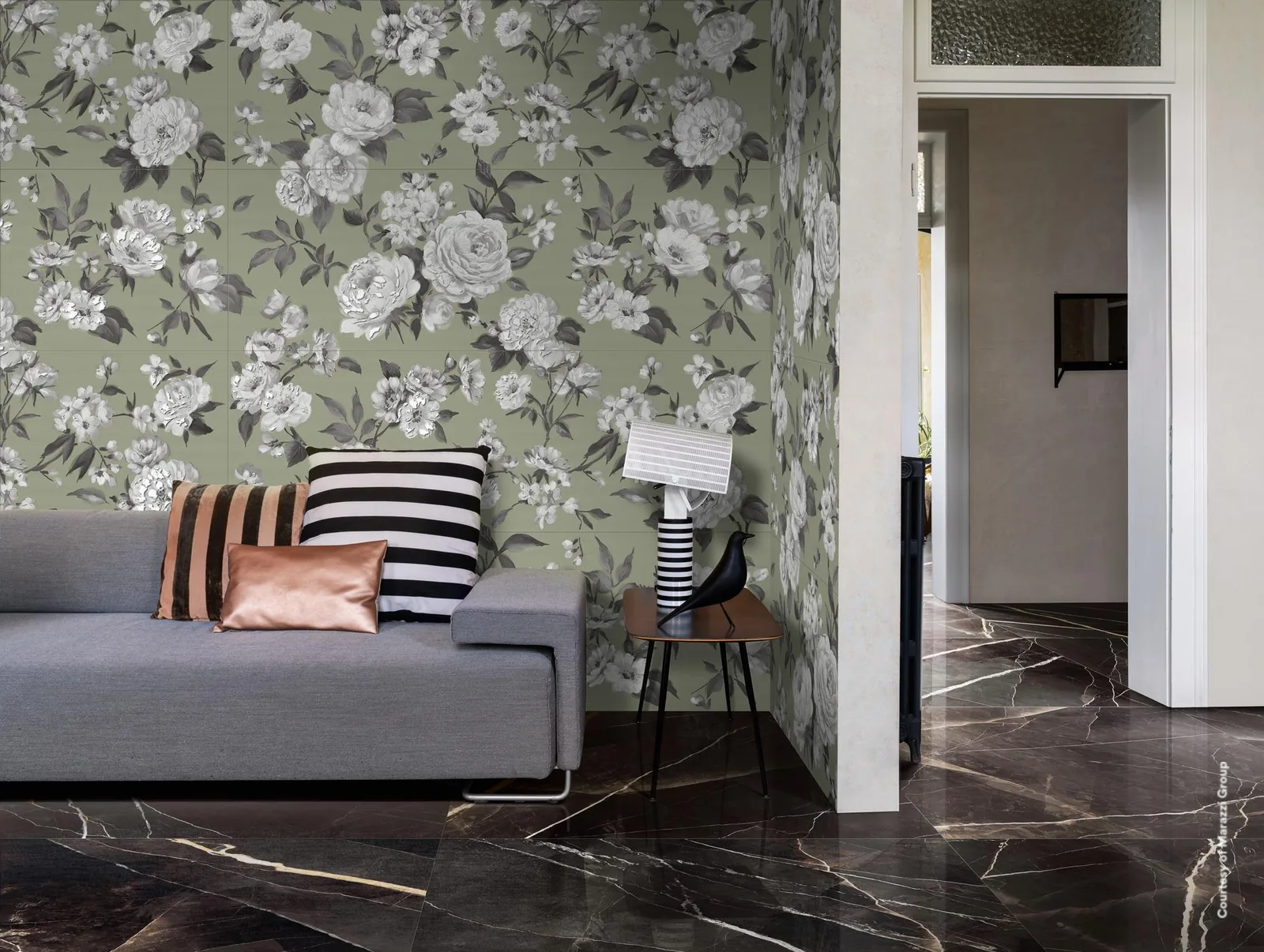 Grande Marble Look 120x120 Calacatta Black MEMT