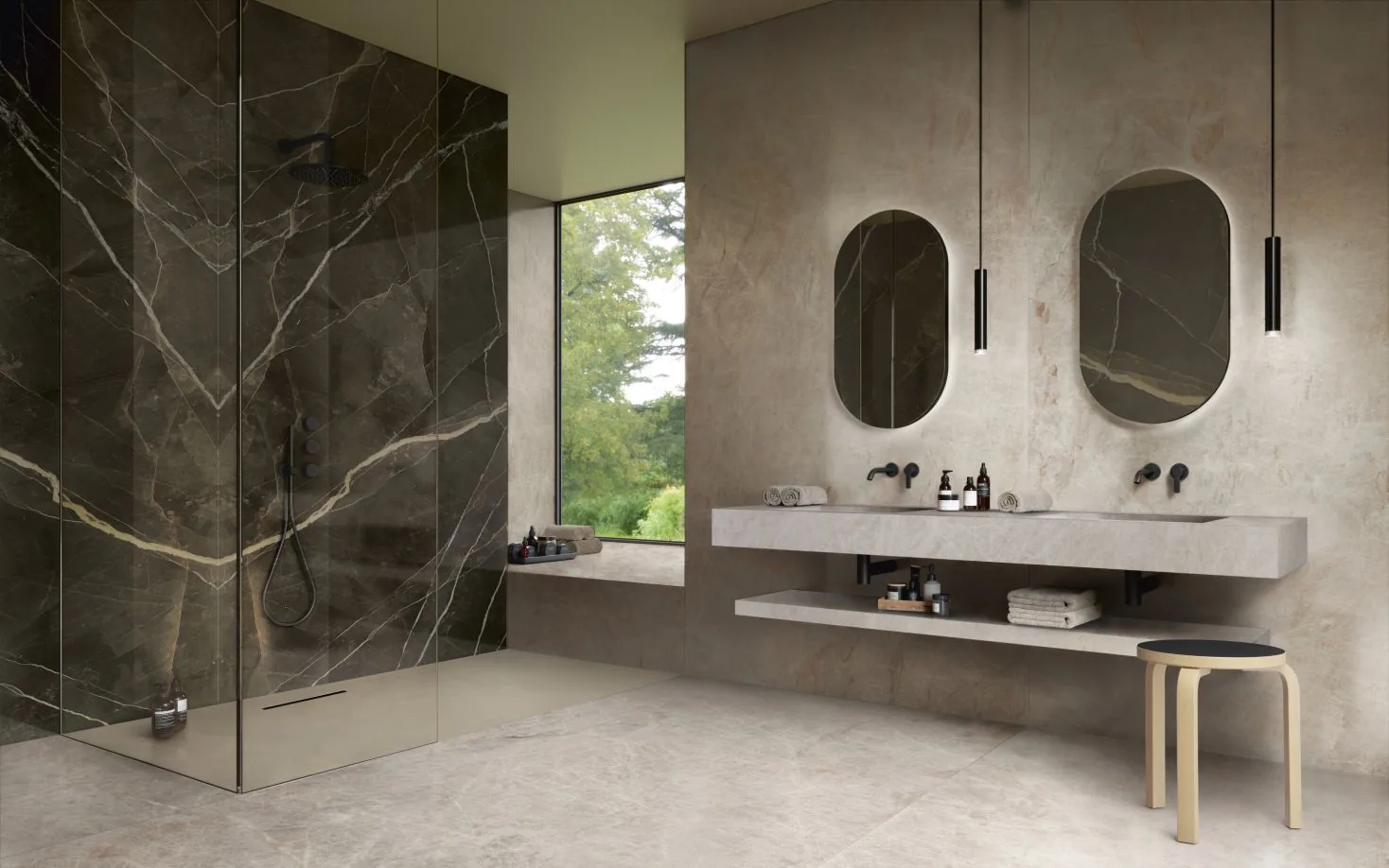 Grande Marble Look 160x320 6mm Taj Mahal satin MGDM