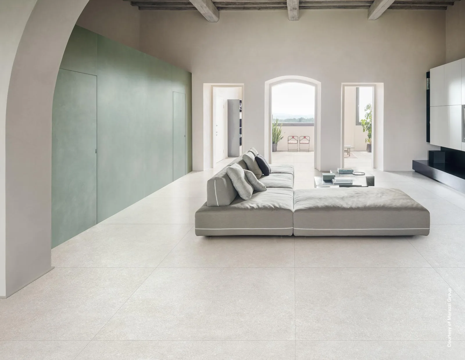 Grande Resin Look 120x120 6mm Grande Resin Look verde salvia satin MGMS
