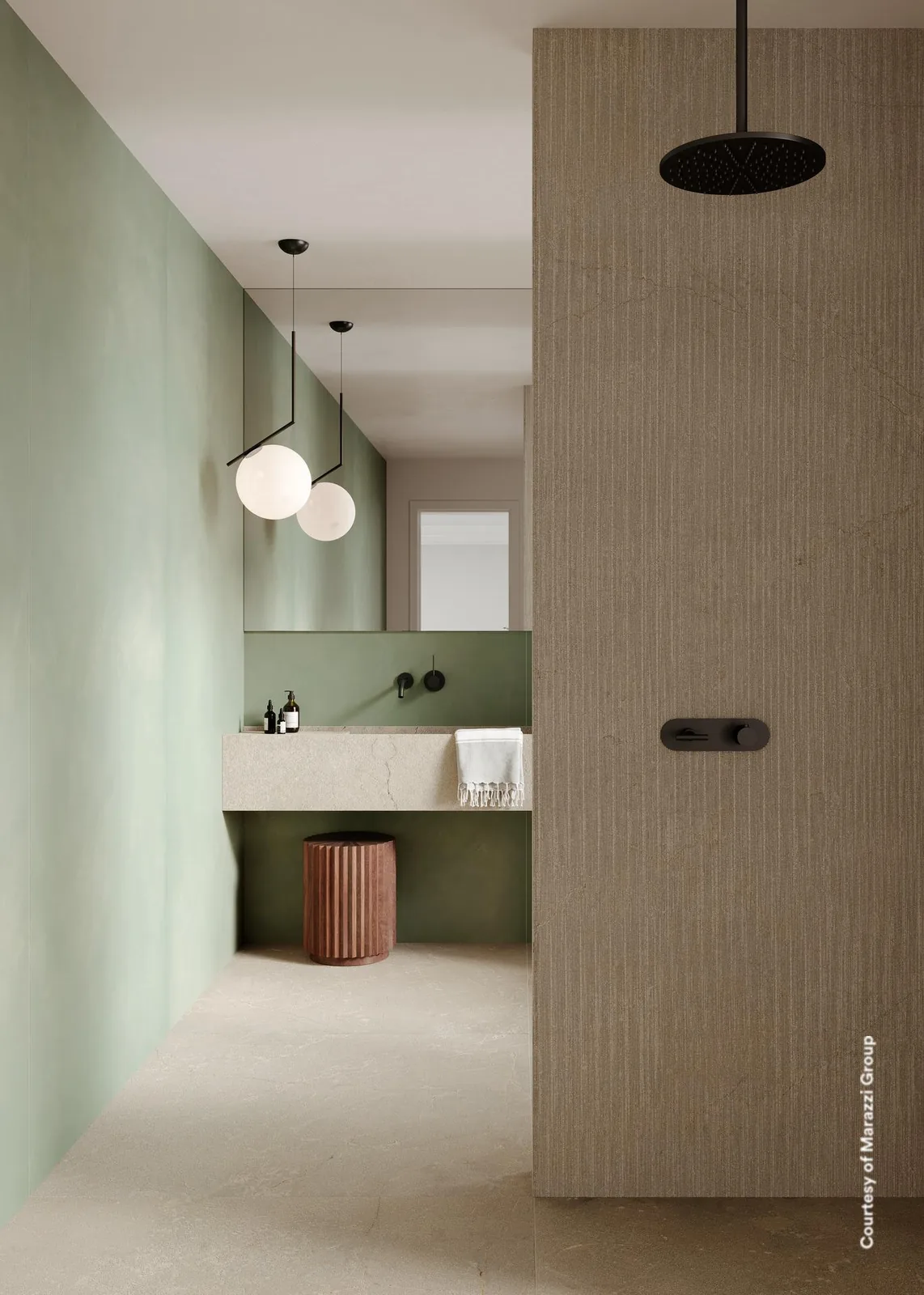 Grande Resin Look 120x120 6mm Grande Resin Look verde salvia satin MGMS