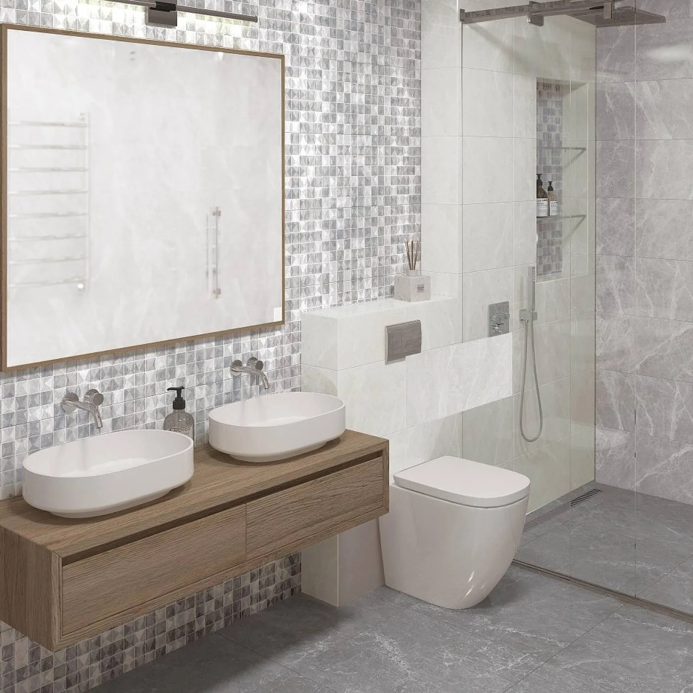 Persia Grigio 30X80 Zid