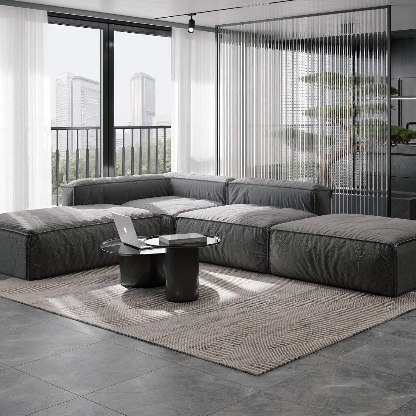 Elegant Antracite 30X60