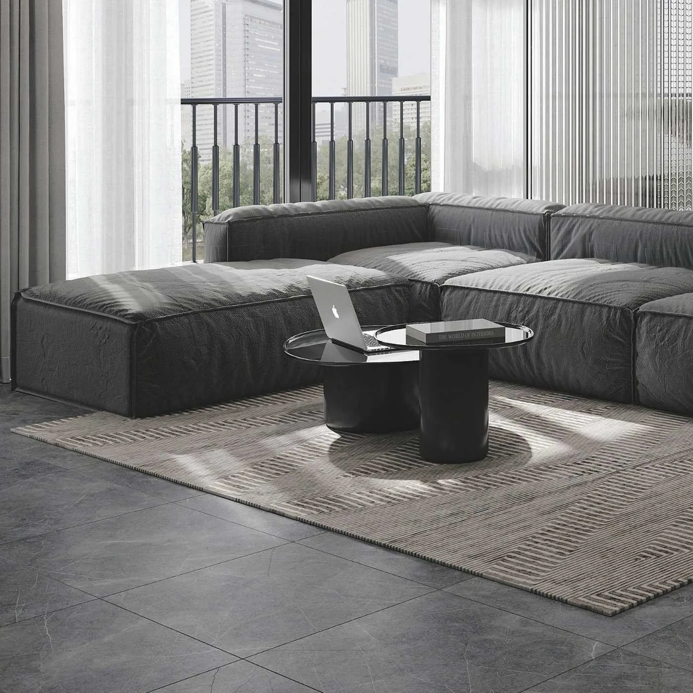 Elegant Antracite 60X60